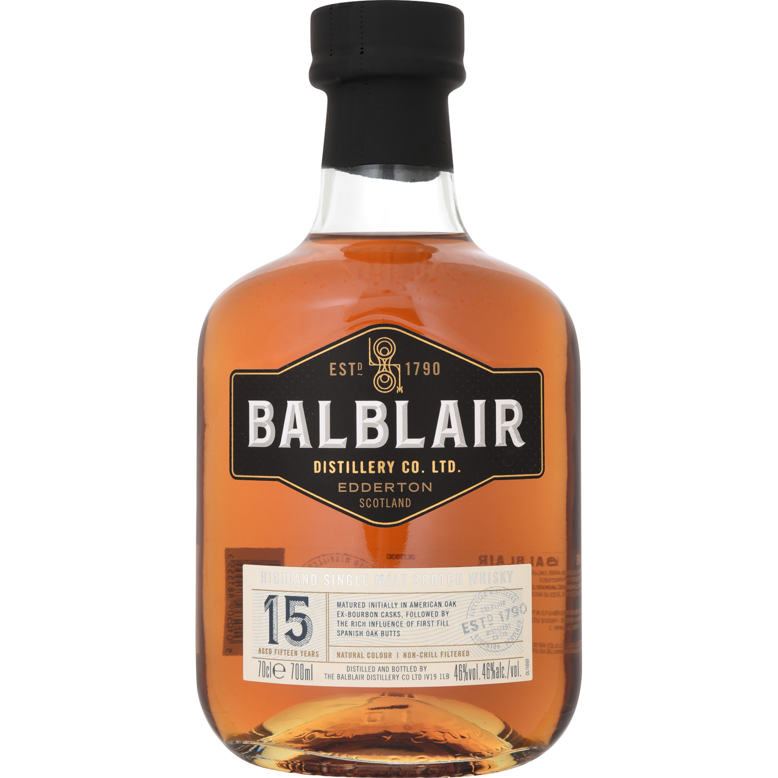 Balblair 15 Year Single Malt Whisky 70 cl