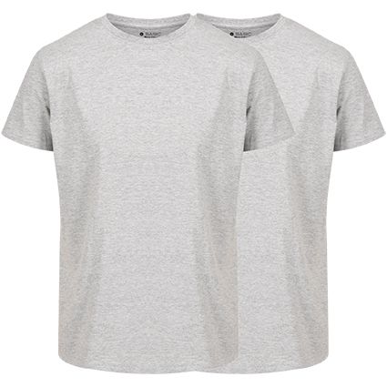 David Casual T-shirt 2 pk rund hals
