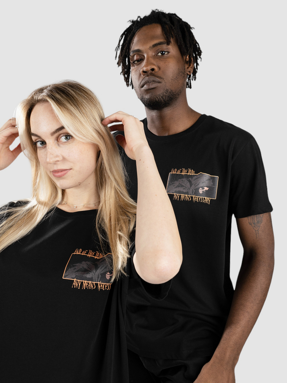 Any Means Necessary End Of Trail T-Shirt black