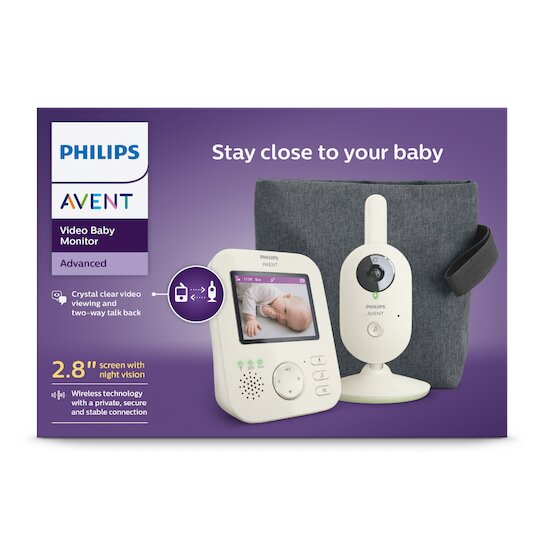 Ecoute-bébé video 2,8 pouces SCD882/26   de               Philips AVENT