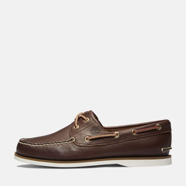 Scarpa da Barca Classic Two-Eye da Uomo in                marrone
