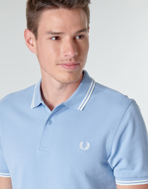 Fred Perry - TWIN TIPPED FRED PERRY SHIRT - Bleu