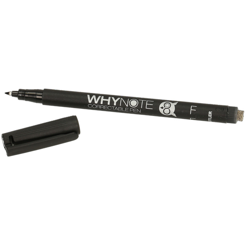 WhyNote löschbarer Stift, schwarz