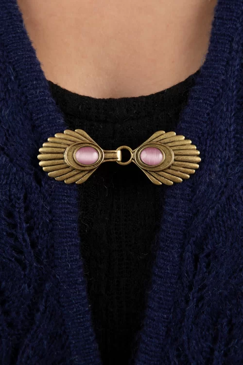 Urban Hippies Venus Vest Clips in goud en poederroze