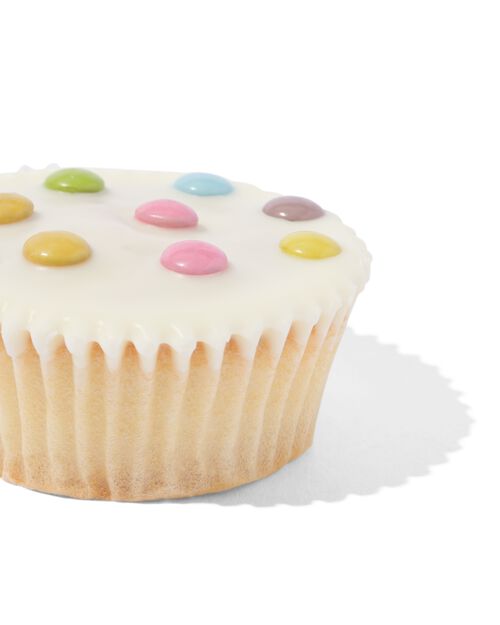 6 petits cakes confettis