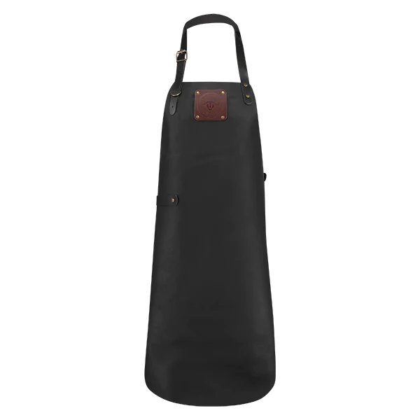 Tablier de cuisine artisanal cuir Buffalo noir Witloft