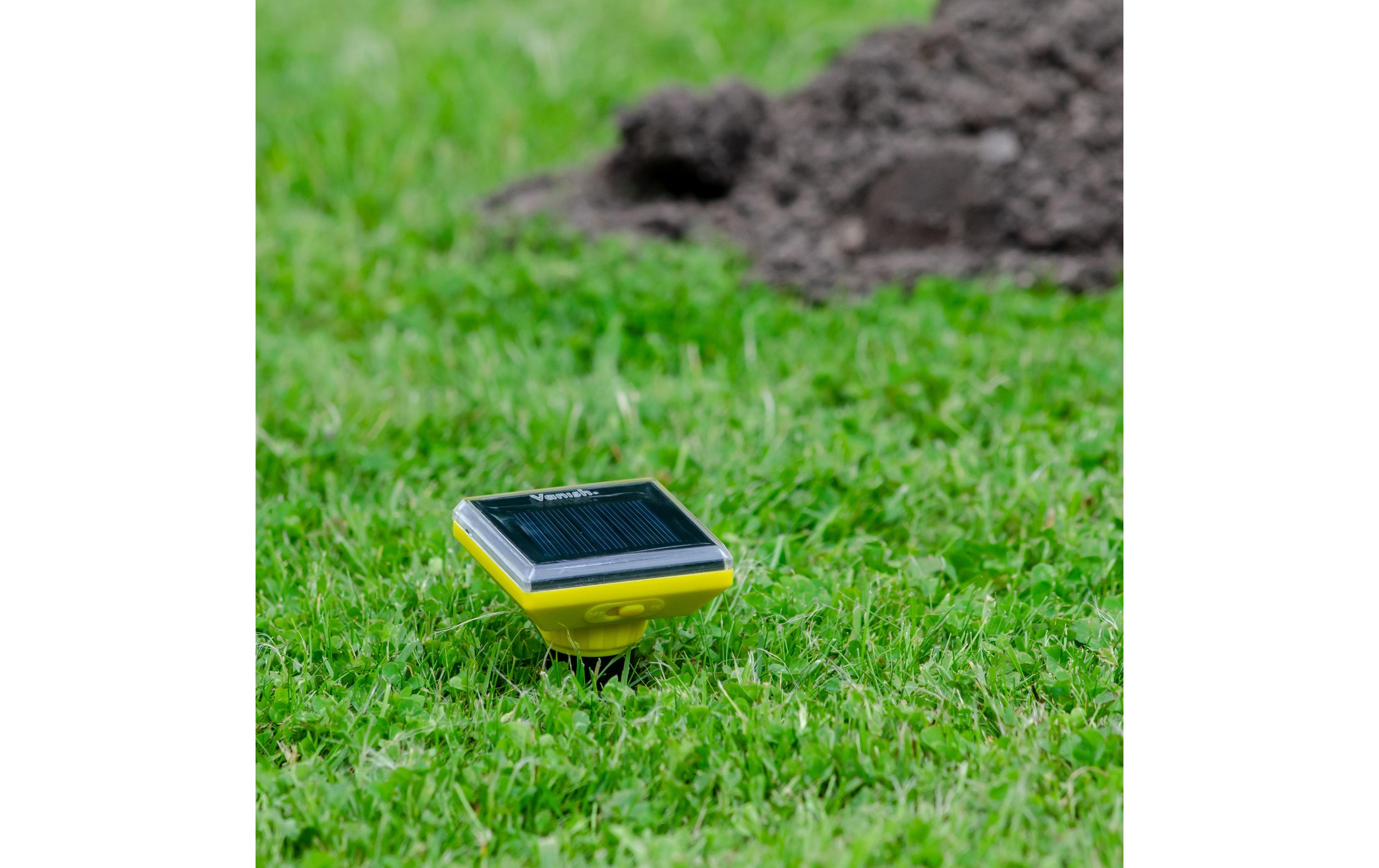 Solar-Maulwurfvertreiber MVT-2 1 StückTiervertreiber für Maulwürfe, Mäuse, Wühlmäuse, Mausvertreiber, Maulwurfvertreiber, Maus, Maulwurf