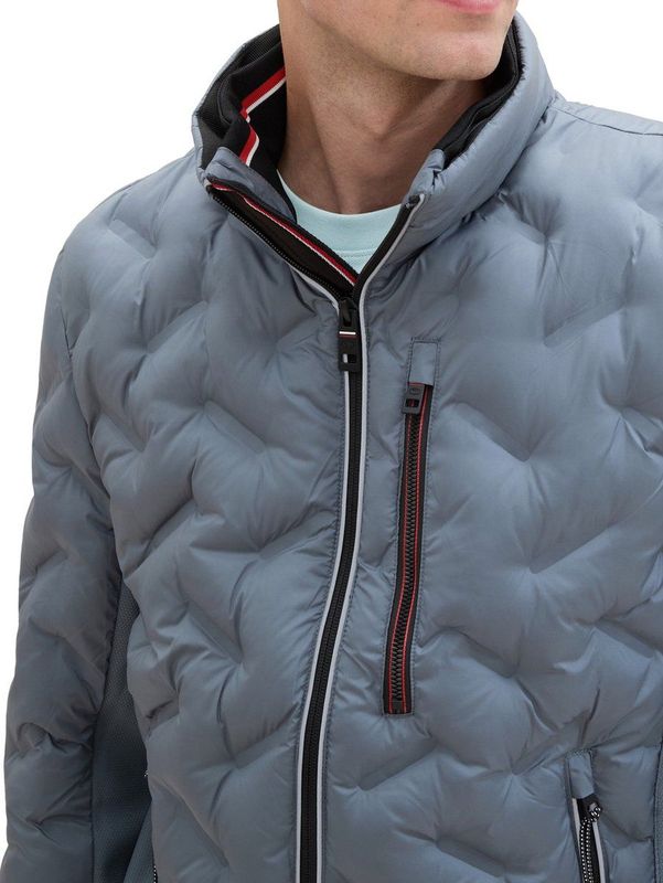 Tom Tailor - Casual Tussenjas - Blauw - 100% Polyester - Regular Fit
