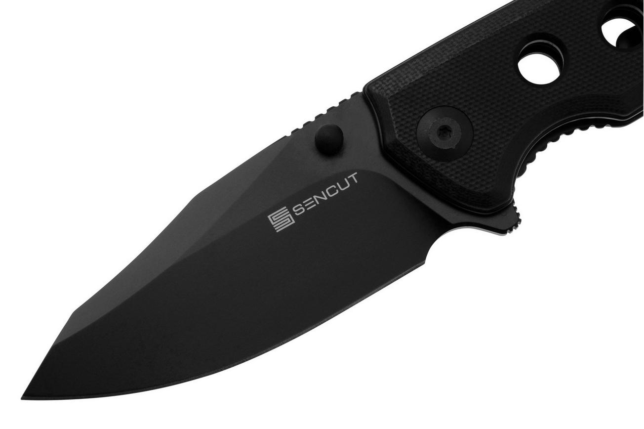 Sencut Excalis S23068-1 Black 9Cr18MoV, Black G10 zakmes