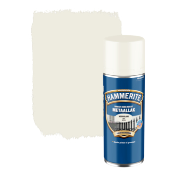 Hammerite metaallak spuitlbus hoogglans wit 400 ml
