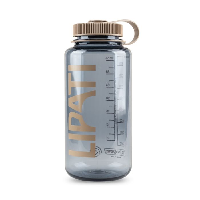 Lipati Unisex Drikketilbehør Water Bottle 1L (32oz) Hvid