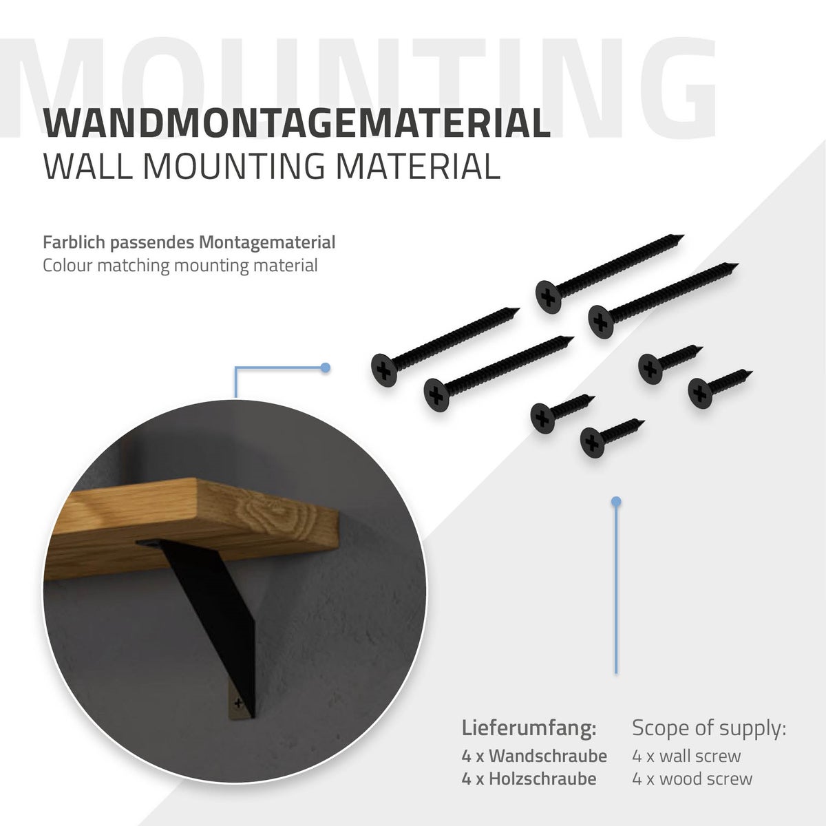 ML-Design 2-delige plankdragerset, 10 cm, zwart, metaal, driehoekige plankdragers, zwevende plankhoeken, wandmontage, 90° wandmontage, plankdrager, wandplank, wandconsole, hangende plank, plankdrager