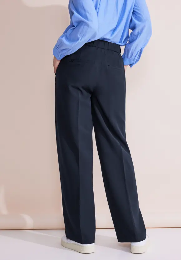 Loose Fit Twill Hose - deep blue