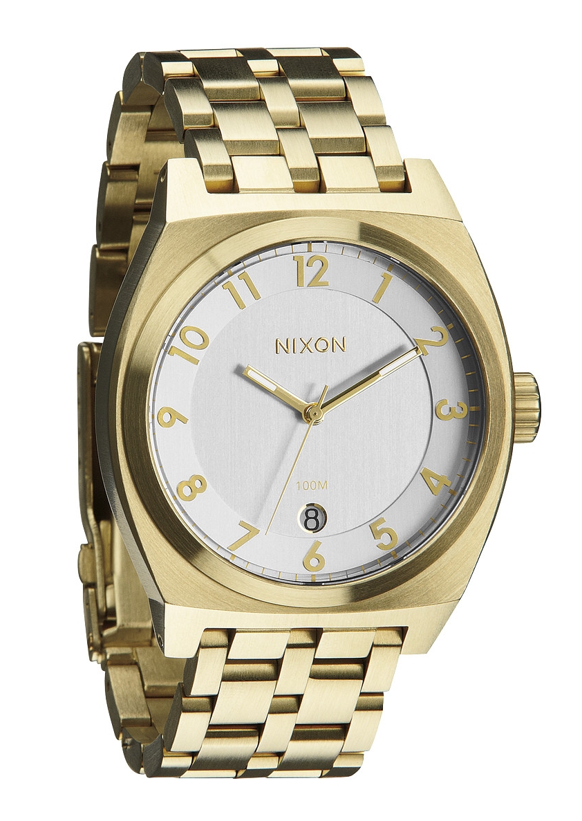 Nixon The Monopoly Light Gold / Silver Herrenuhr A3251219
