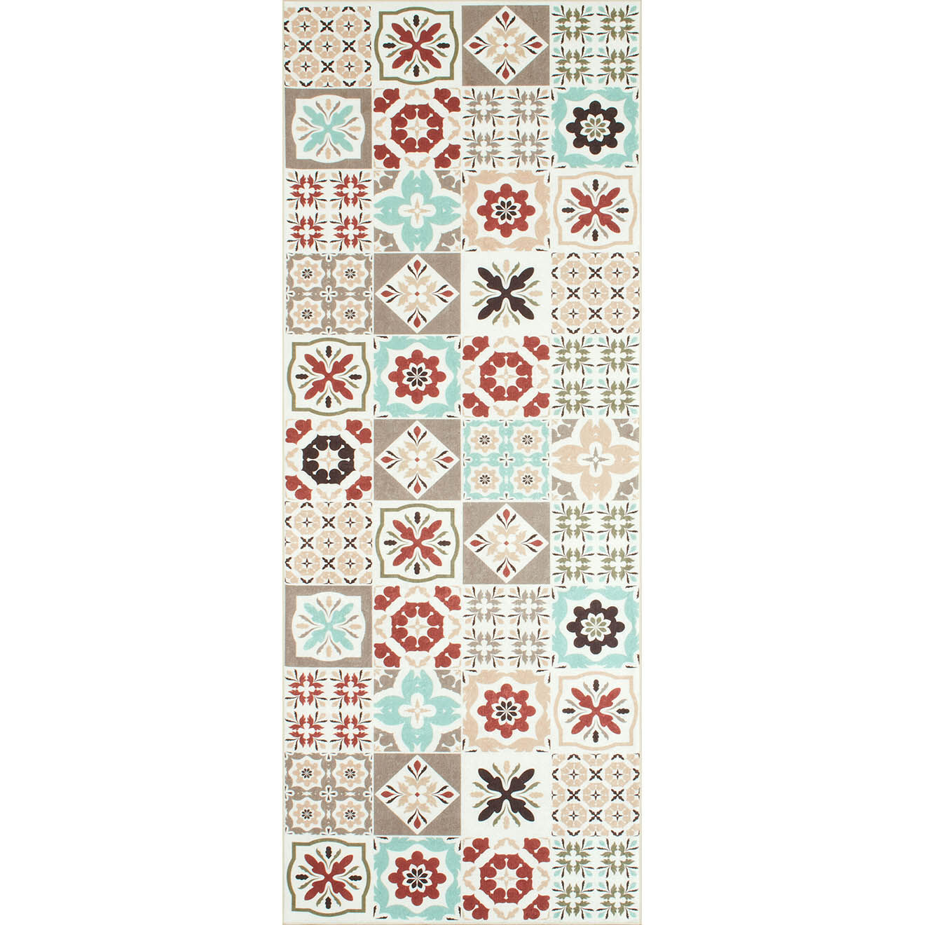 Nazar Rugs Tapis Azulejo 756 multicolore - 70x180 cm