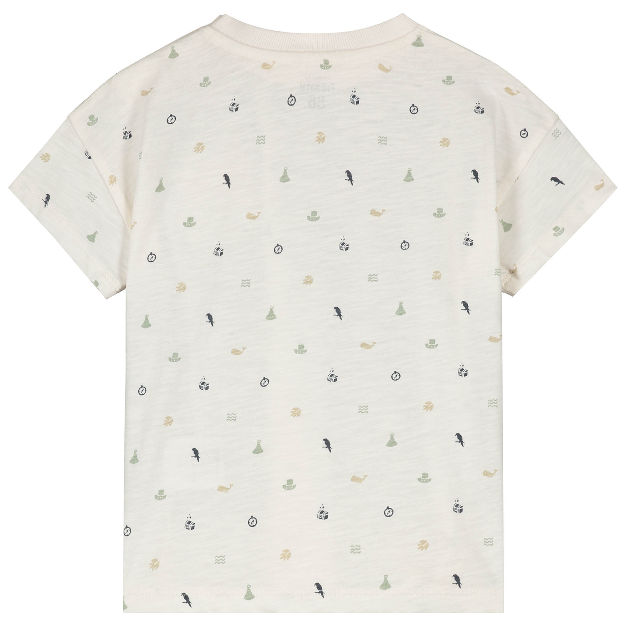Prénatal peuter T-shirt korte mouwen all over print multi