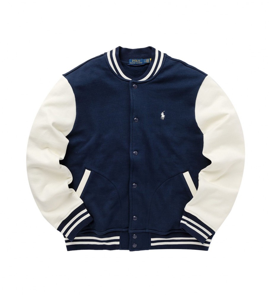 Jaqueta de beisebol azul marinho Ralph Lauren