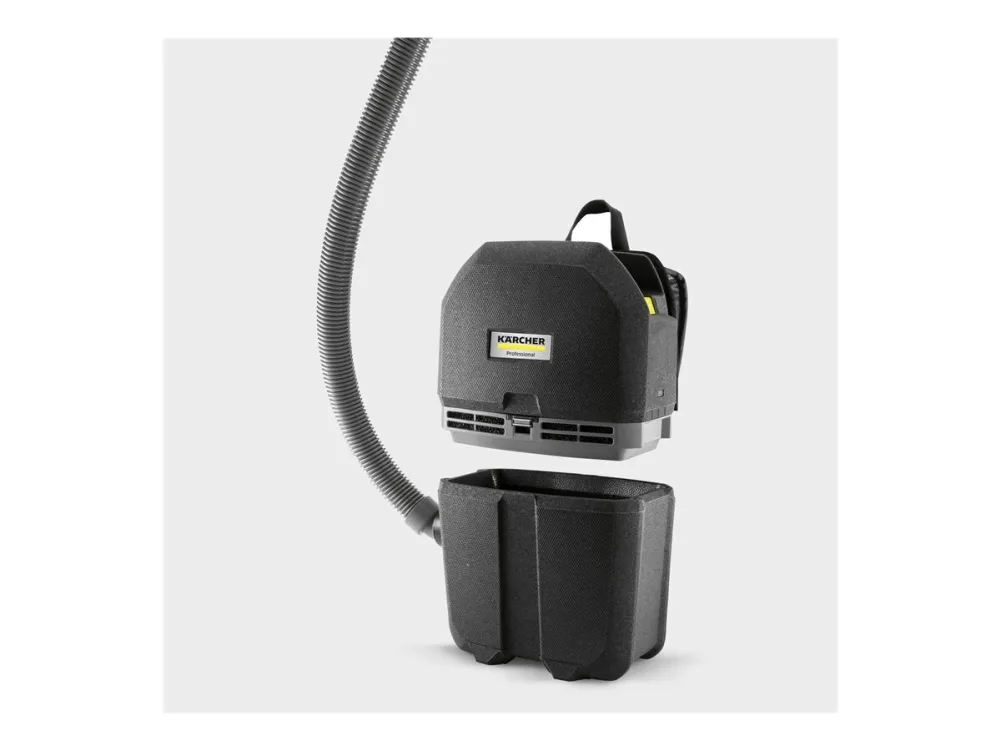Kärcher Professional BVL 5/1 Bp - Støvsuger - rygsæk - pose / uden pose - sort - intet batteri, ingen oplader