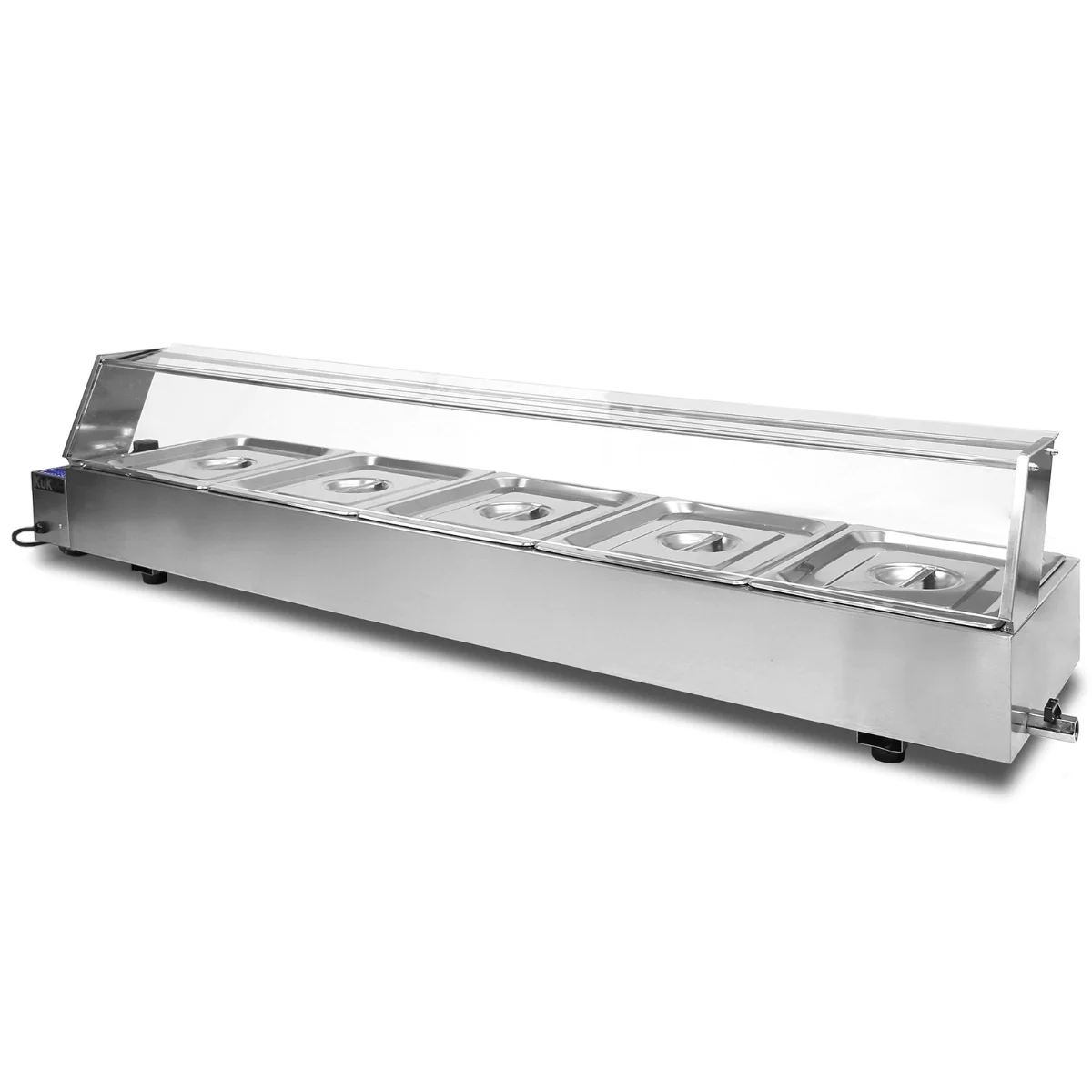 KuKoo Vitrine Bain Marie Professionnel à 5 Bacs Kukoo