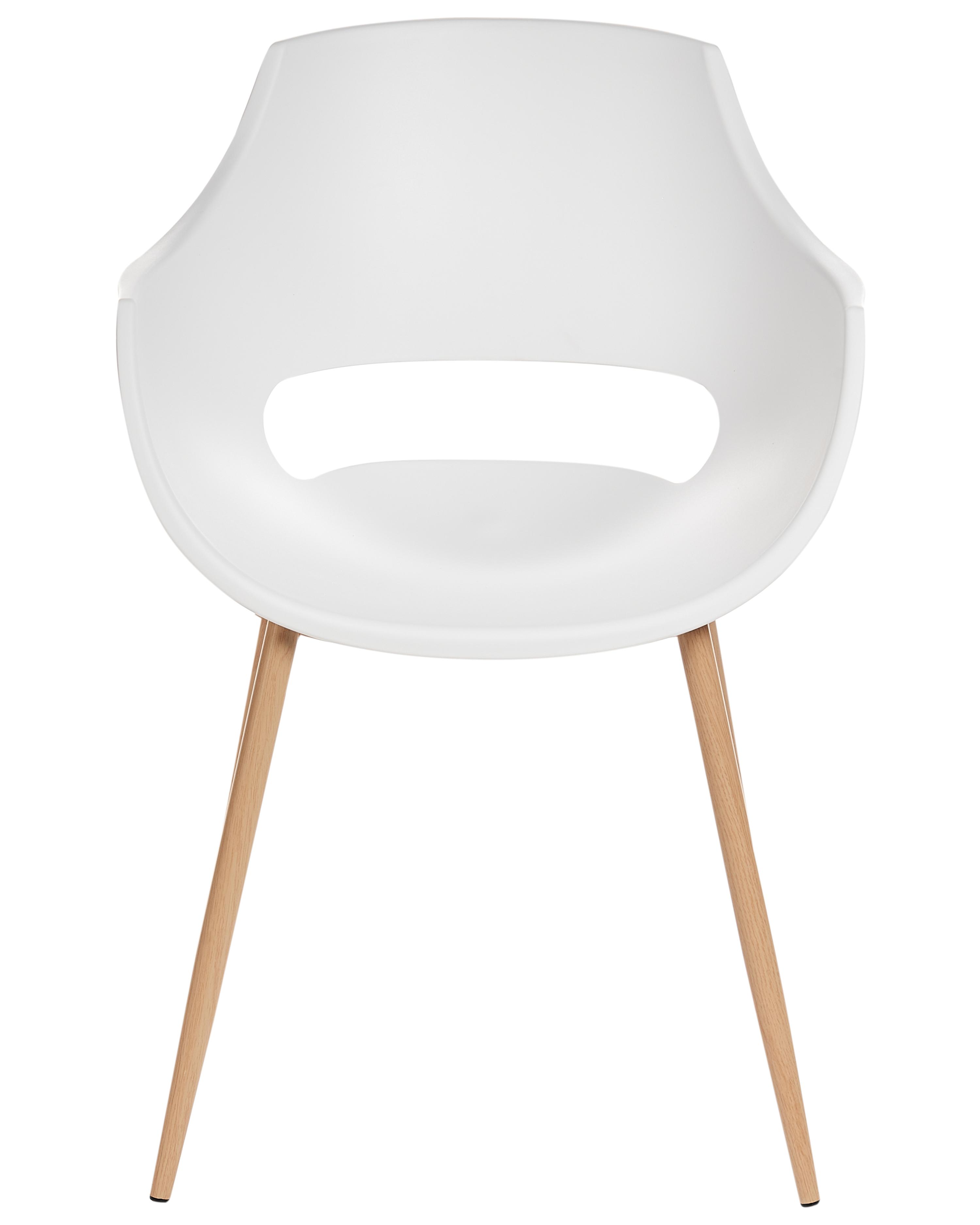 Set van 4 eetkamerstoelen MILLERS Wit