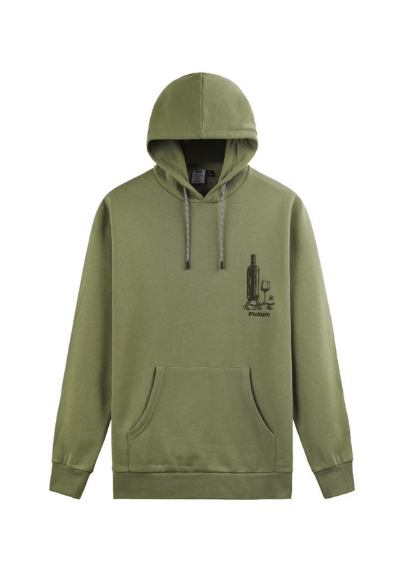 Picture D&S Winerider Hoodie Green Spray