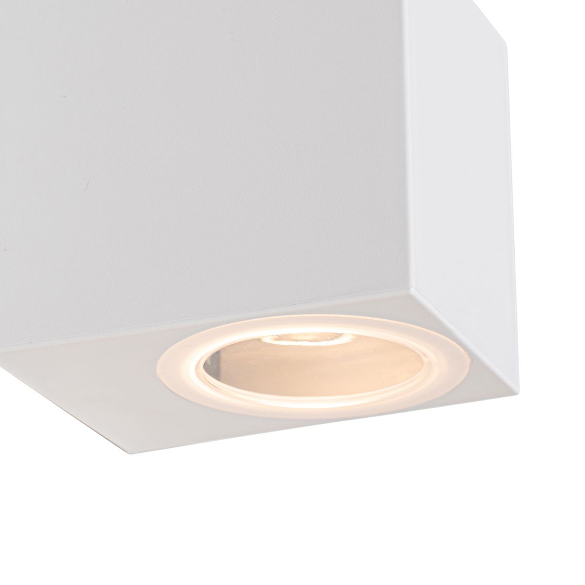 Moderne buiten wandlamp wit kunststof - Baleno