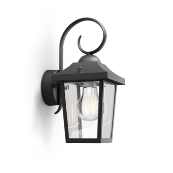 Philips buitenlamp myGarden Buzzard zwart