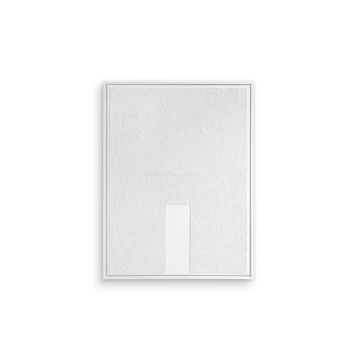 Studio Mykoda - SAHAVA Shadow 3, 60 x 80 cm, weiss / Rahmen weiss