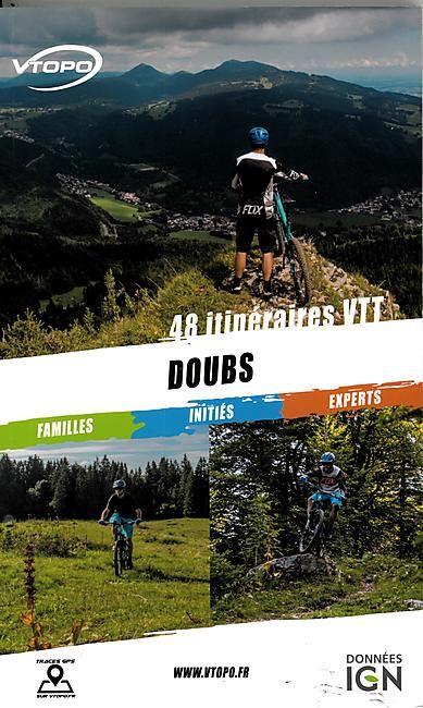 VTOPO - VTOPO DOUBS 48 ITINERAIRES VTT