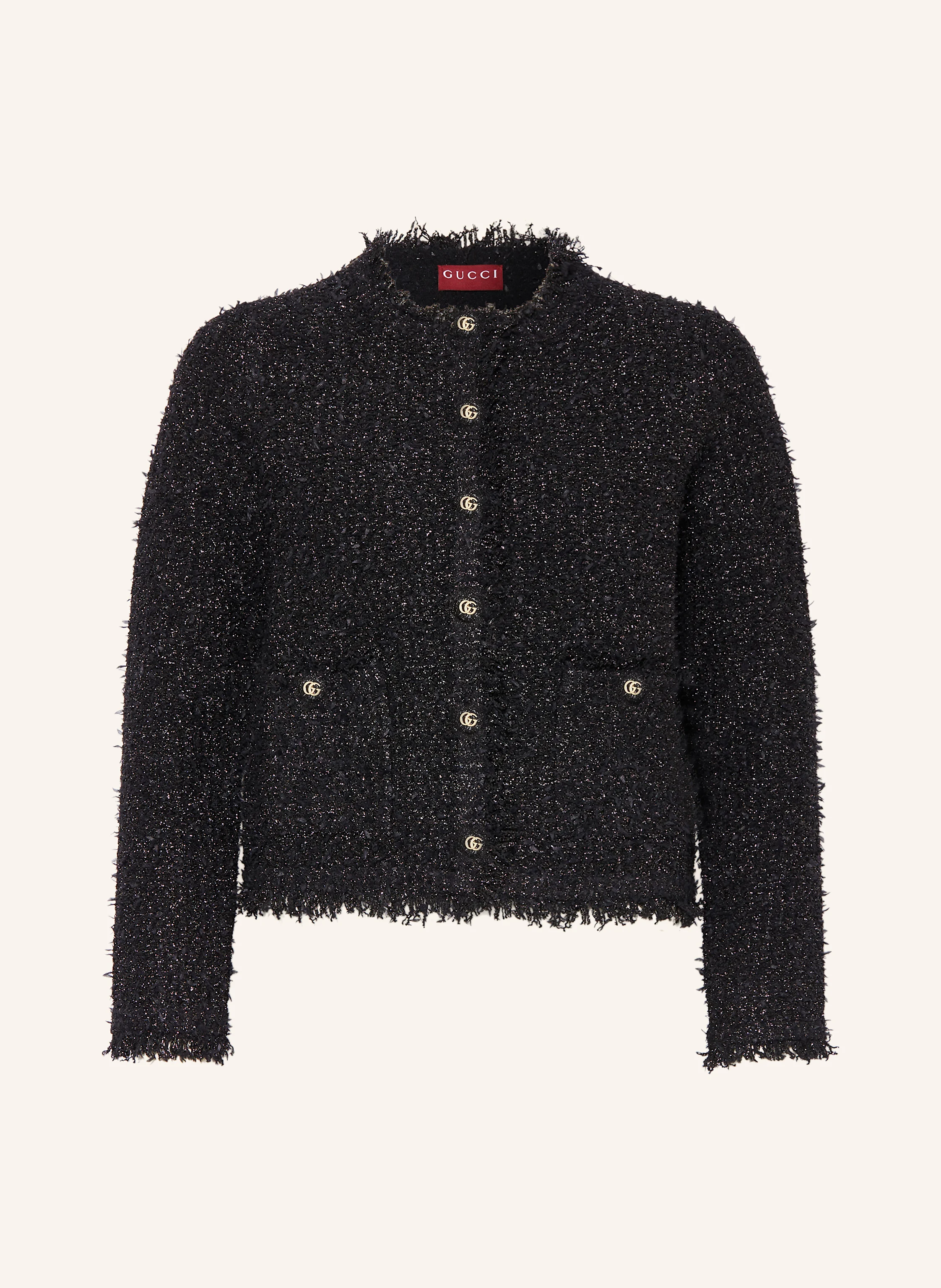 GUCCI Strickjacke mit Glitzergarn