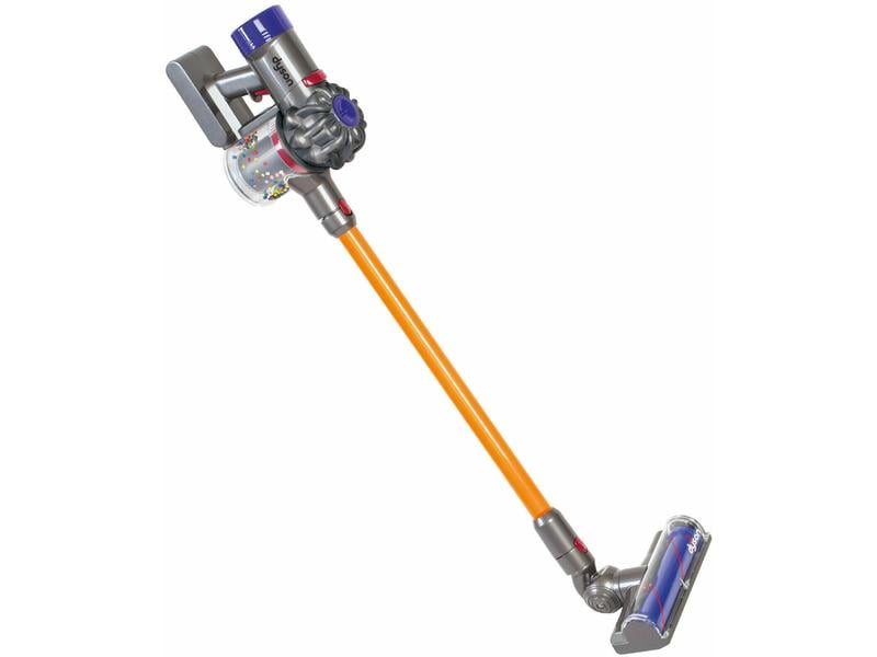 Casdon Reinigungs-Spielzeug Dyson Staubsauger V8 Cord Free Kabelloser Kinderstaubsauger mit richtiger Saugfunktion und realistischen Soundeffekten