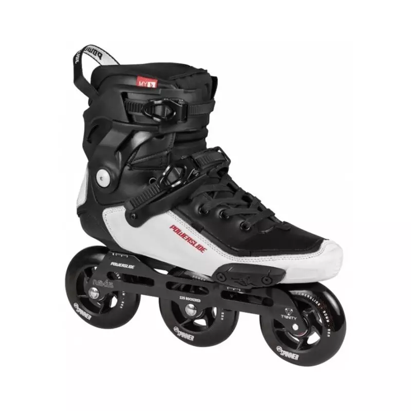 Roller en ligne freeskate POWERSLIDE Tau 90 black/white