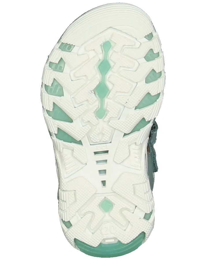 Leder-Sandalen ARTHUR mit Klett in mint