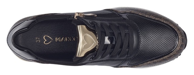 MARCO TOZZI Sneaker  mit seitlichem Reissverschluss, Freizeitschuh, Halbschuh, Schnürschuh