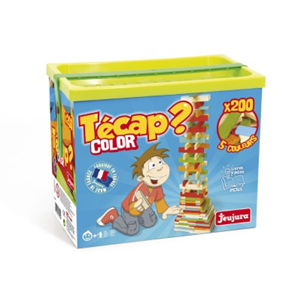 Técap Color 200 pièces en bois