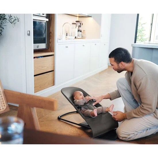 Transat Balance Soft Tri-Fab   Anthracite        de               BabyBjörn