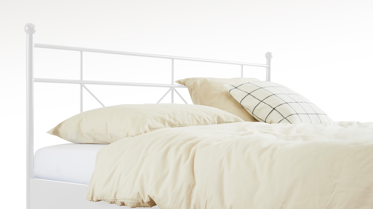 Bed Milano 2-persoons wit