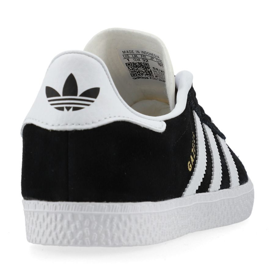 adidas Originals Chaussures Gazelle - Noir/Blanc/Doré Enfant