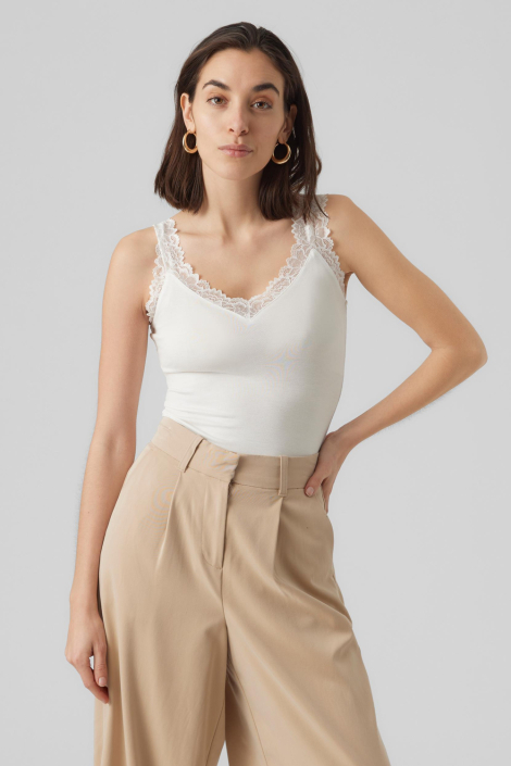 Vero Moda ecru dames top