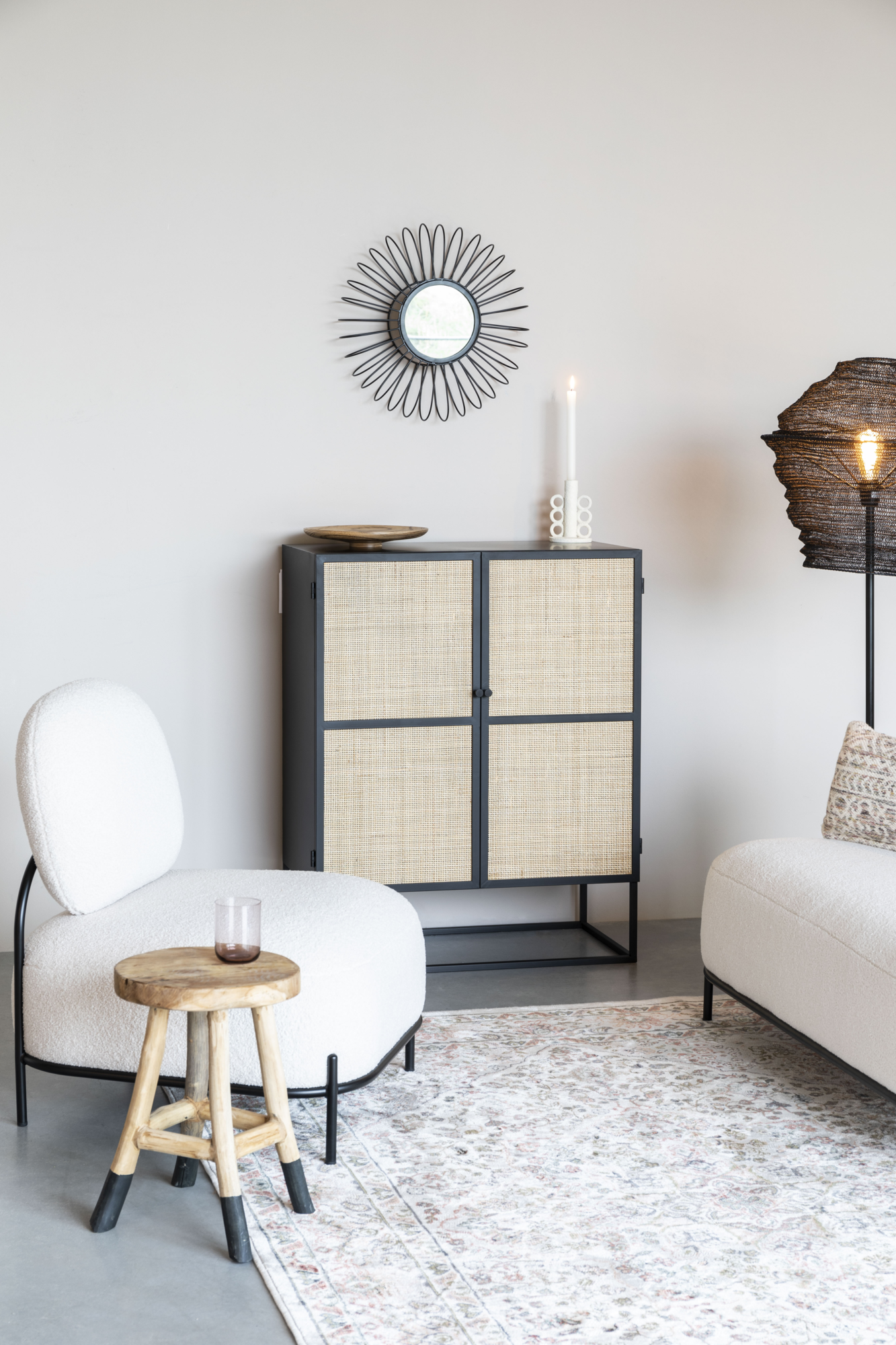 Rein Living wandkast Guuji laag 2 deuren