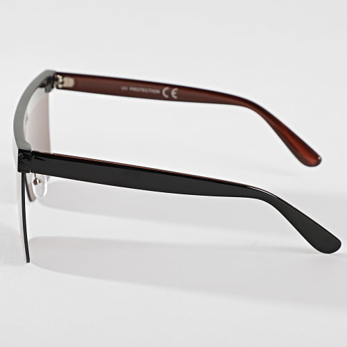 Lunettes De Soleil Noir Marron