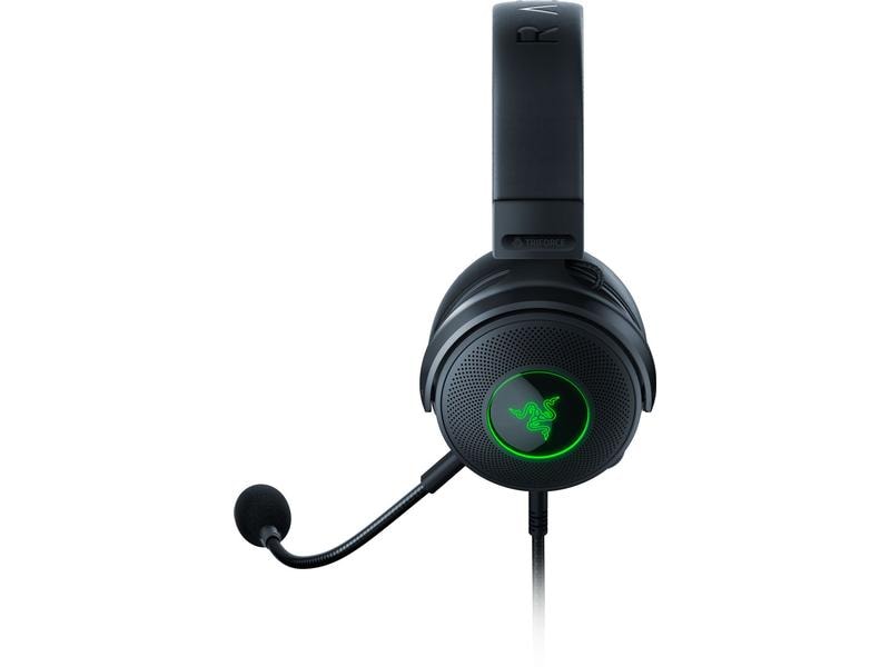 Razer Headset Kraken V3 Schwarz Kabelgebundenes Over-Ear Gaming Headset mit RGB-Beleuchtung