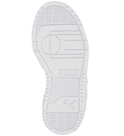 Puma Sko - Rød Game Low - Hvid m. Guld