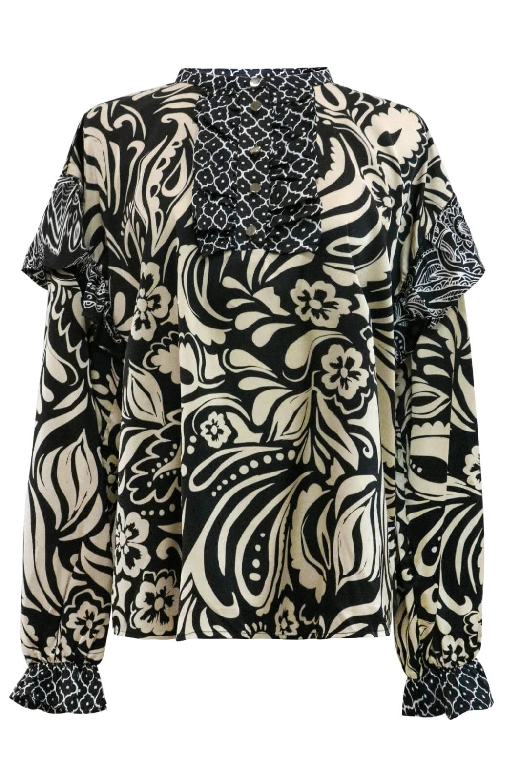 Liberte Tia-Ls-Frill Blouse black
