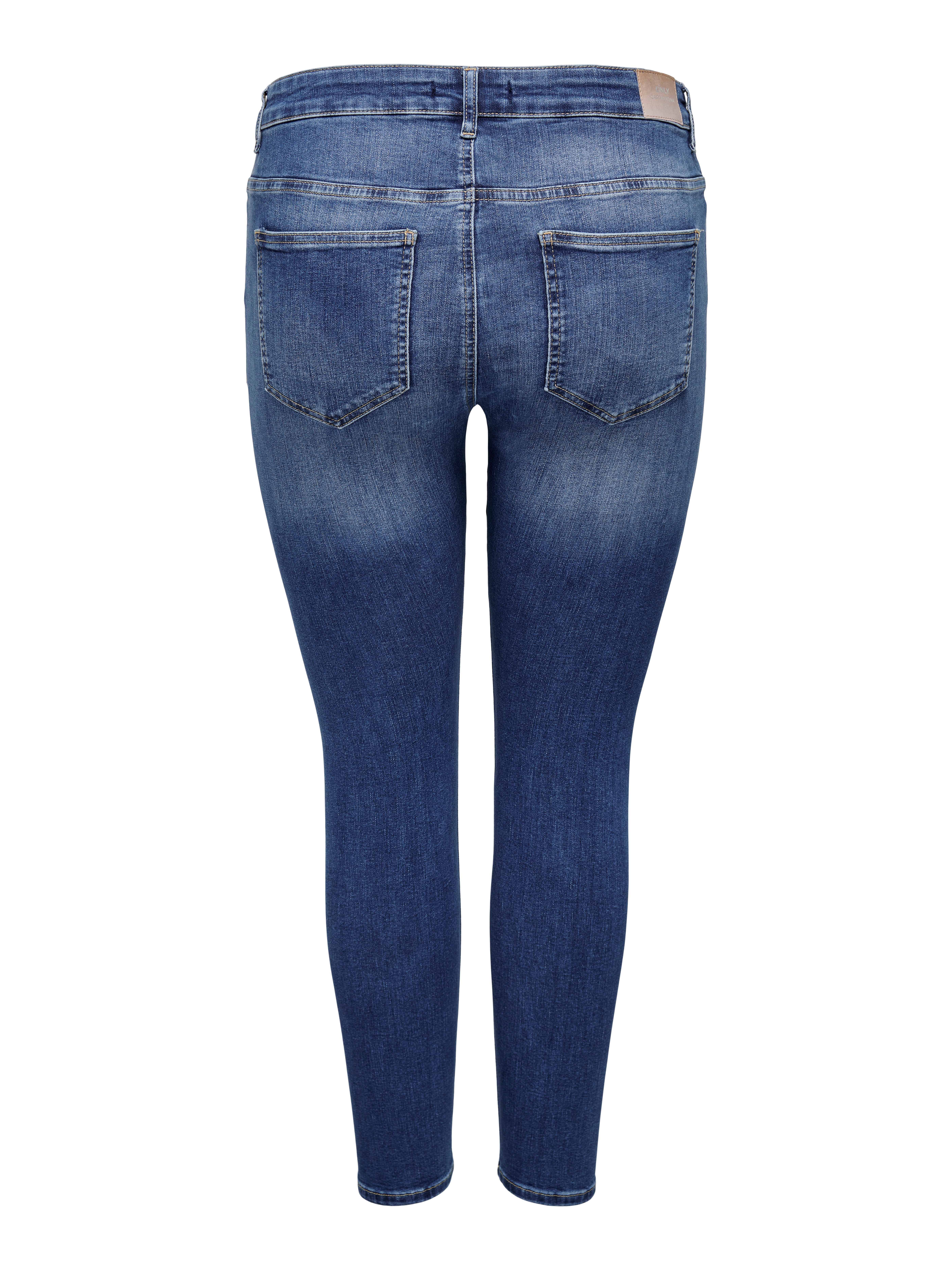 CARLASMIN Skinny Fit Jeans Dark Blue Denim