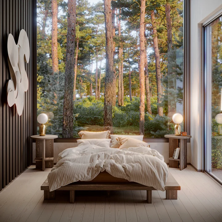 Karup Design - Japan Bett 160 x 200 cm, black night