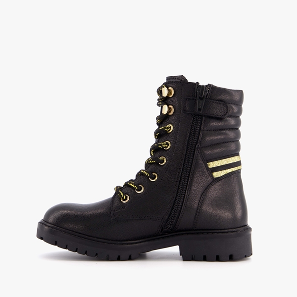 Groot leren meisjes veterboots