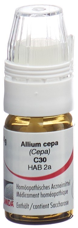 Omida Allium cepa 30 C<br>4 g, Globuli, mit Dosierhilfe