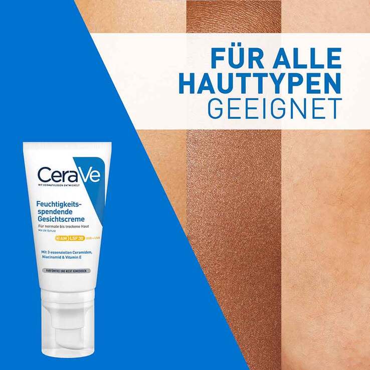 Cerave feuchtigkeitsspendende Gesichtscreme SPF 30, 52 ml