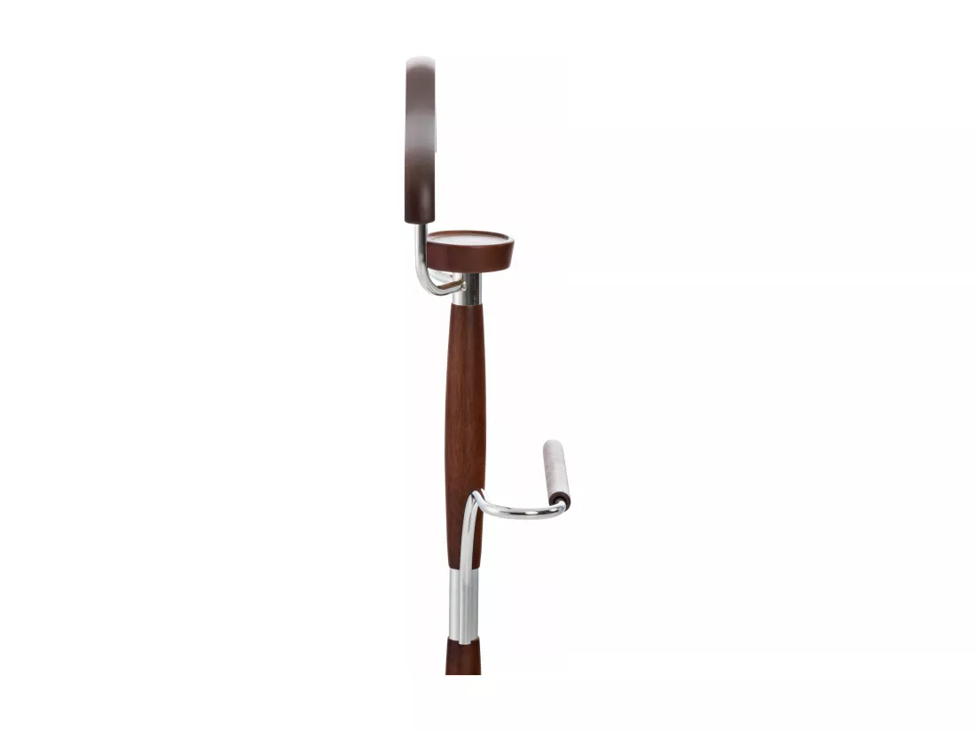 Valet de nuit portant métal marron 45 x 29 x 110 cm DIV100025